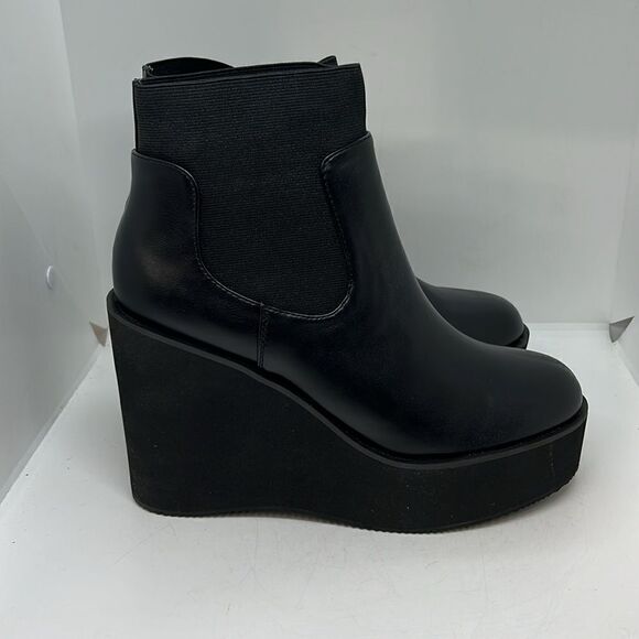 SHOE DAZZLE ARABELLA WEDGE BOOT WOMENS FTL-09-191 - Picture 7 of 8